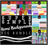 Super Simple Home Backgrounds Clip Art Big Bundle {Educlip