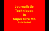 Super Size Me Public Interest Unit Movie Handout