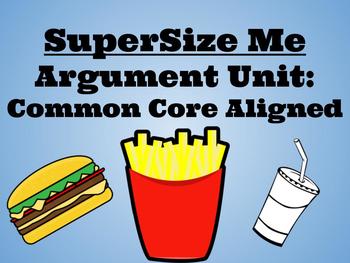 Preview of Super Size Me Unit-Common Core Aligned!