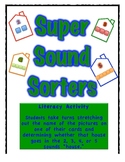 Super Sound Sorters Literacy Activity-Stretching Out Words