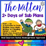 Sub Plans to go w/ The Mitten by Jan Brett . 2+ Days . Print & GO!