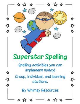 Preview of Super Spelling Activities and Learning Centers