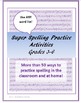 Super Spelling Practice Activities for Upper Grades for ANY Word List