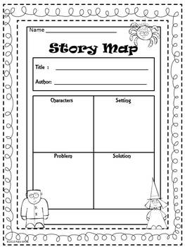 Super Spooky Story Maps by A Series of 3rd Grade Events | TPT