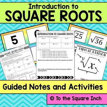 Preview of Square Roots Notes
