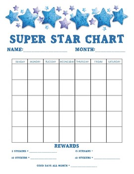 Monthly Reward Chart