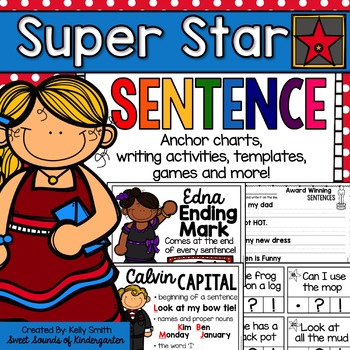 Preview of Super Star Sentence! {Sentence Writing}