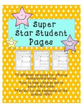 scholastic star student poster
