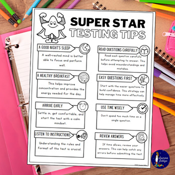 Preview of Super Star Testing Tips Handout