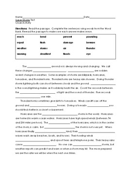 Super Storms Assessment (Journeys 2.1) by Laudable Learning | TPT