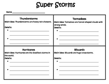 Preview of Super Storms - Journeys