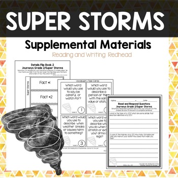 Preview of Super Storms Journeys Second Grade Week 8