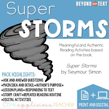 Preview of Super Storms Activities Weather Beyond the Text