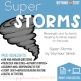 Super Storms Activities Weather Beyond the Text