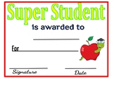 Super Student Award