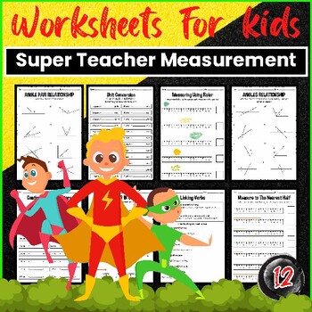 Preview of Super Teacher Worksheets Measurement