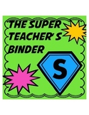 Super Teacher's Binder Page Dividers