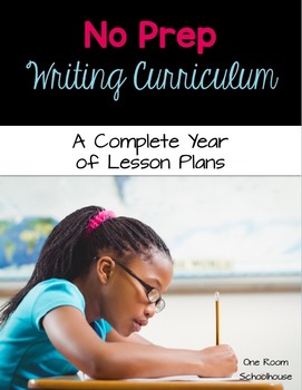 Preview of No Prep Writing Curriculum (2 week trial)