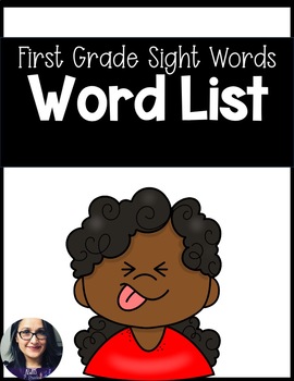 Preview of Sight Word List, 1st Grade