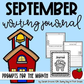 September Writing Journal by A Sunny Day in First Grade | TpT