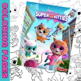 Super kitties coloring pages:Super kitties coloring book P