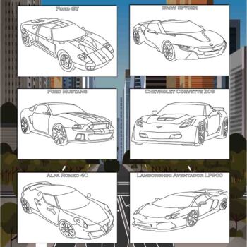 53 Supercars Coloring Pages  HD
