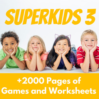 Preview of SuperKids 3, +2000 Pages of Games, Worksheets, and Teaching Tips