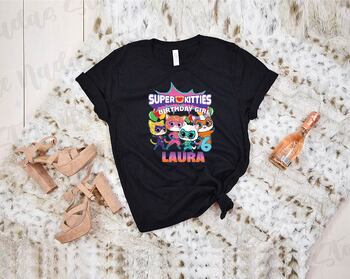 SuperKitties Birthday Shirt, Super Kitties Custom Birthday S - Inspire  Uplift