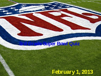 Superbowl 2013 Quiz Game **Editable** by Down the Hall in Third