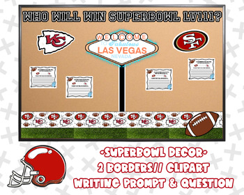 Preview of Superbowl // Bulletin Board Decor