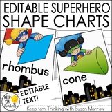 Superhero 2D and 3D Shape Posters - Superhero Classroom Decor
