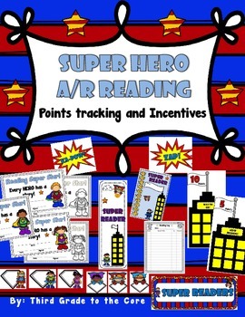 Preview of Superhero AR Tracking Set with Incentives- EDITABLE