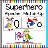 Superhero Activities Alphabet Match