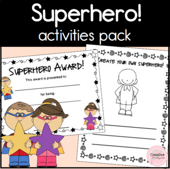 Preview of Superhero Activity Pack
