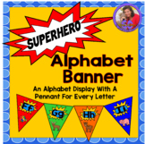 Superhero Alphabet Banner