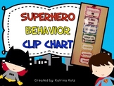 Superhero Behavior Clip Chart