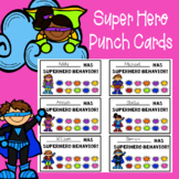 Superhero Behavior Punchcards