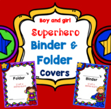 Superhero Binder and Folder Cover