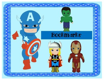 superhero bookmarks by mrshassreadingroom teachers pay teachers