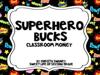 Preview of Superhero Bucks