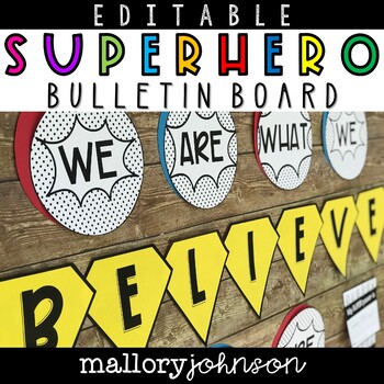 Bulletin Board Decor - Marvel™ Super Hero Characters Wide Deco Trim®