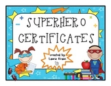 Superhero Certificates