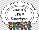 Superhero Classroom Behavior Chart