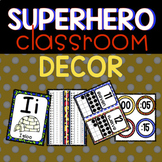 Superhero Classroom Decor FREE