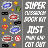 Superhero Classroom Door Kit (26pcs)