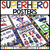 Superhero Posters | Superheroes Classroom Decor