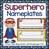 Superhero Classroom Theme Name Tags