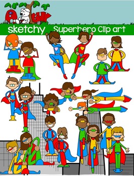 36 Kids Superhero Clipart Superheroes Kids Clipart 