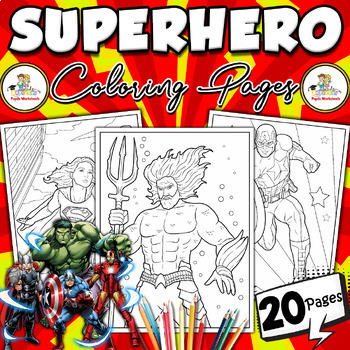 Super Heroes Coloring Book for Kids Ages 4-8: Great Coloring Book Super  Heroes for Girls and Boys (Toddlers Preschoolers & Kindergarten),  Superheroes (Paperback)