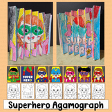 Superhero Craft Coloring Pages Activities Super Hero Bulle